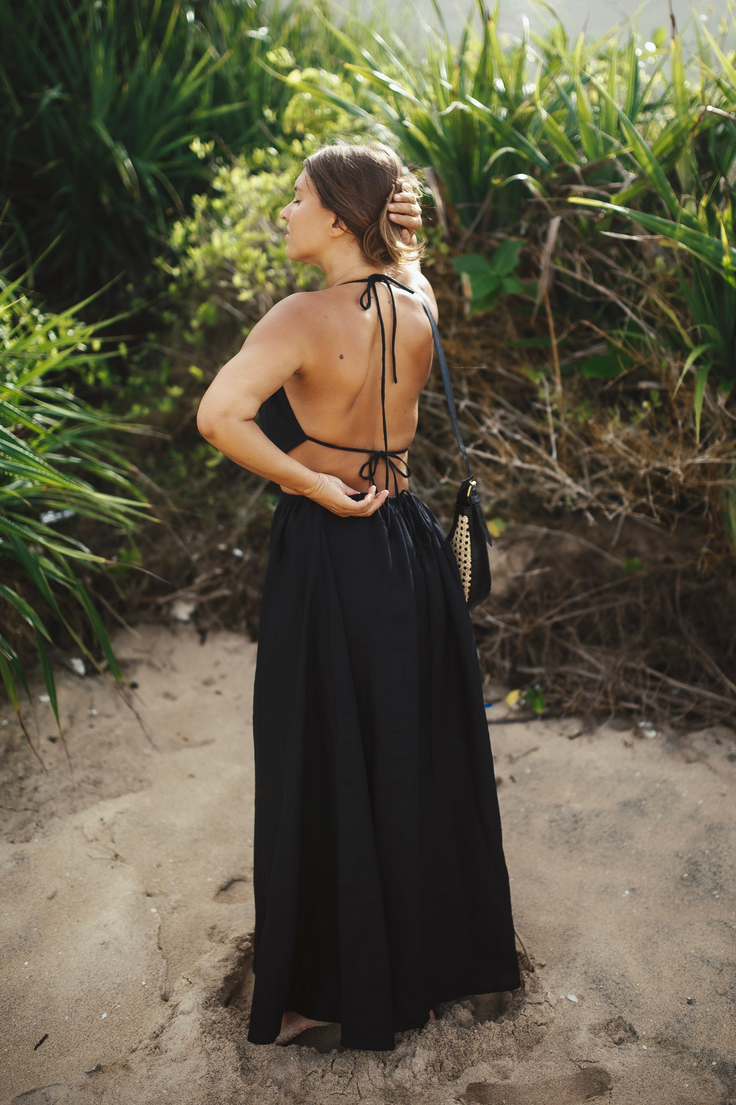 Linen Dress Ocean