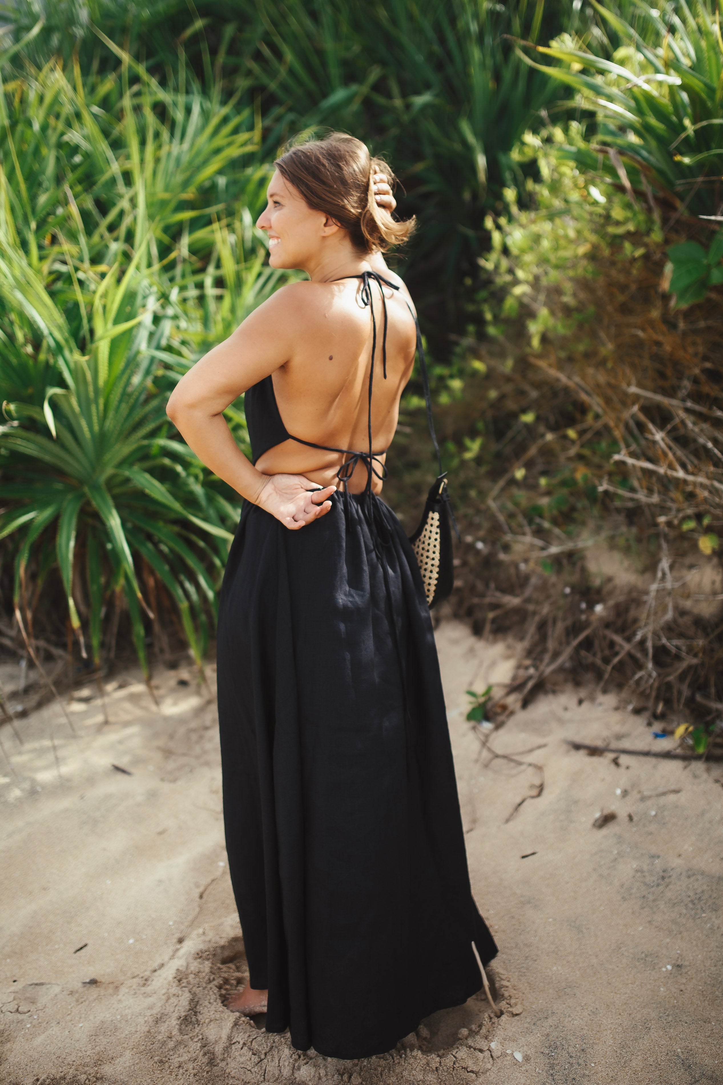 Linen Dress Ocean