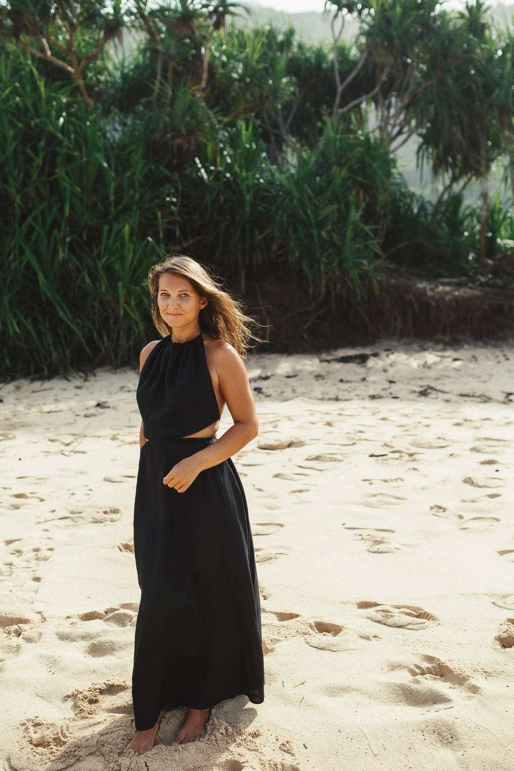 Linen Dress Ocean
