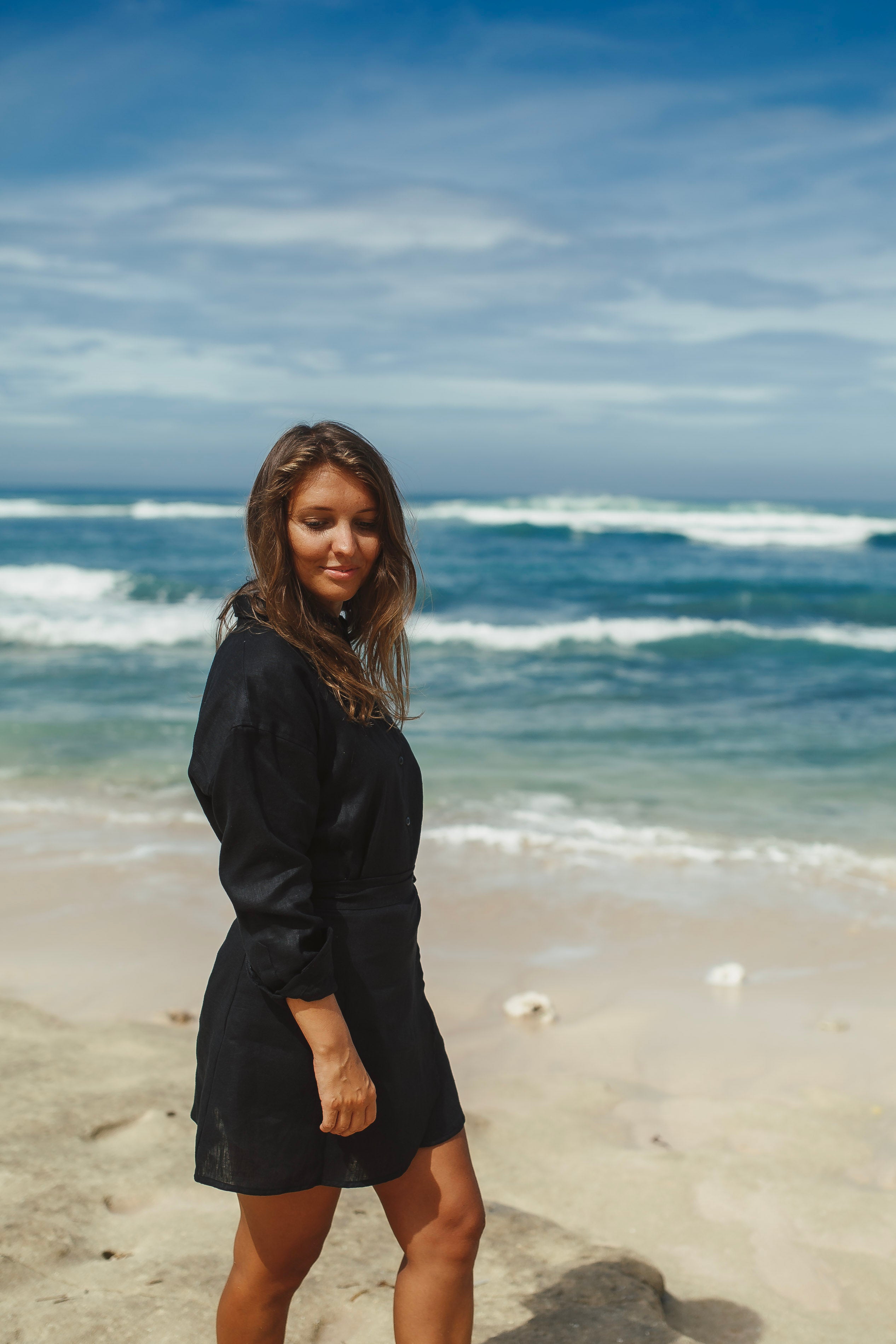 Black Linen Shirt