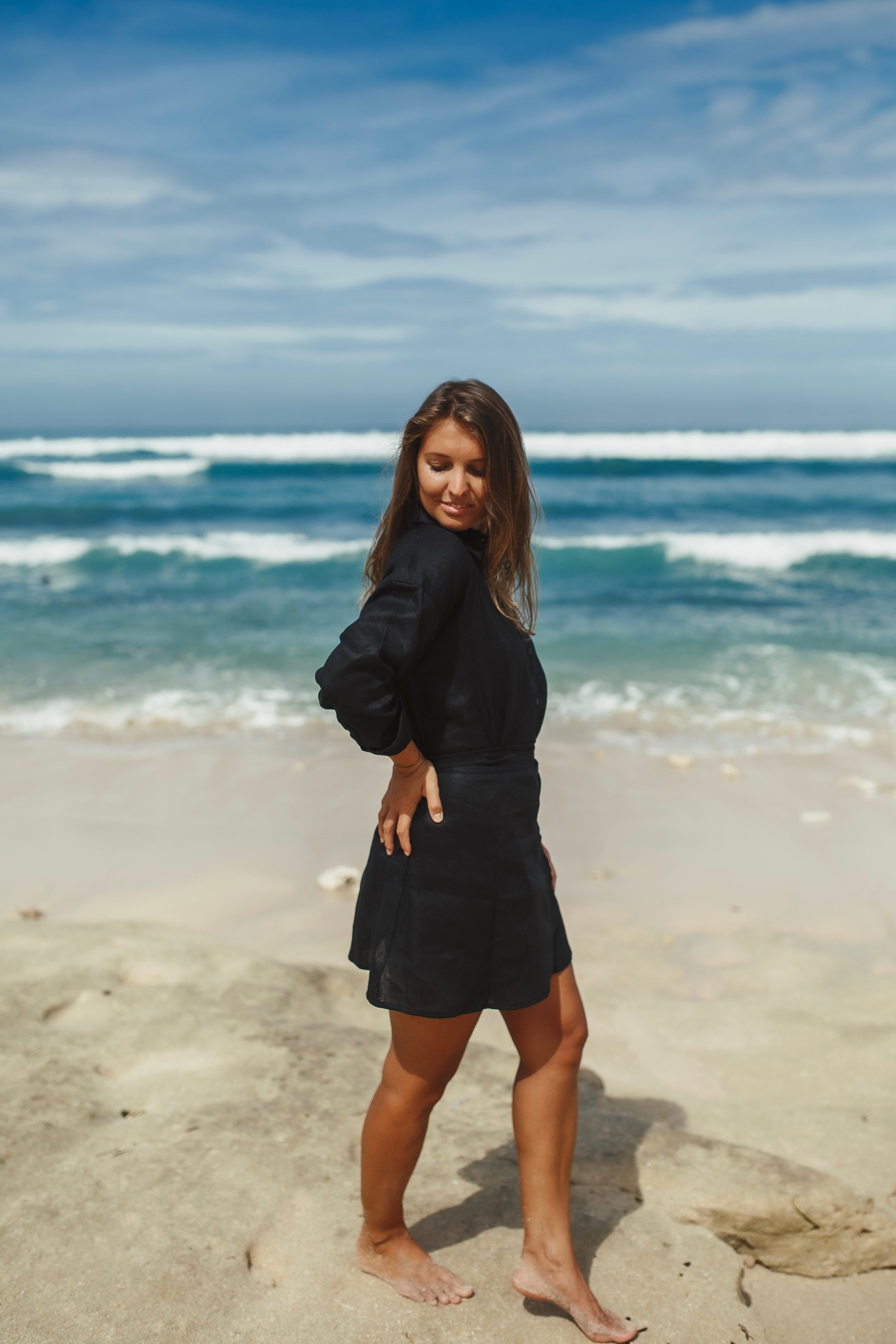 Black Linen Shirt