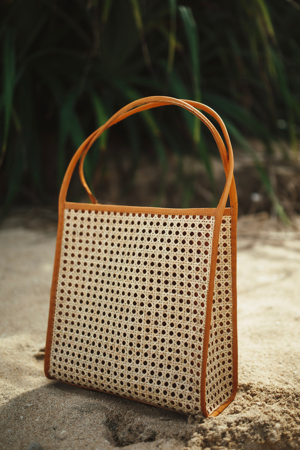 Rattan Beach Bag
