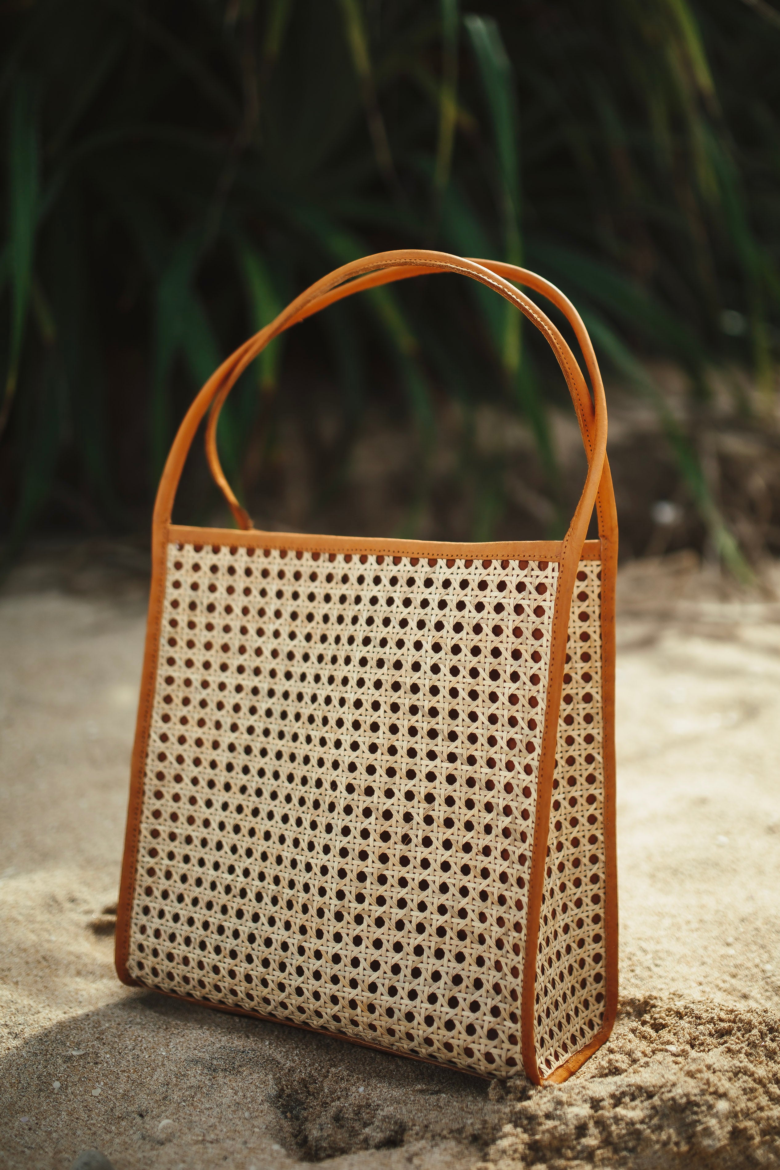 Rattan Beach Bag