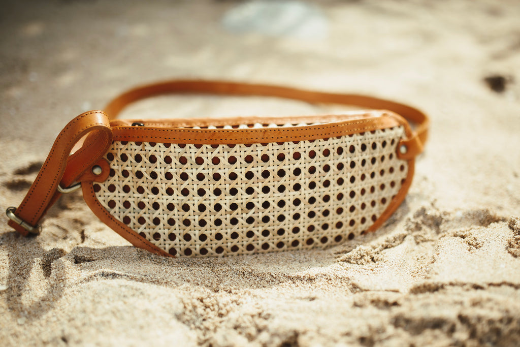 Rattan Belt Bag