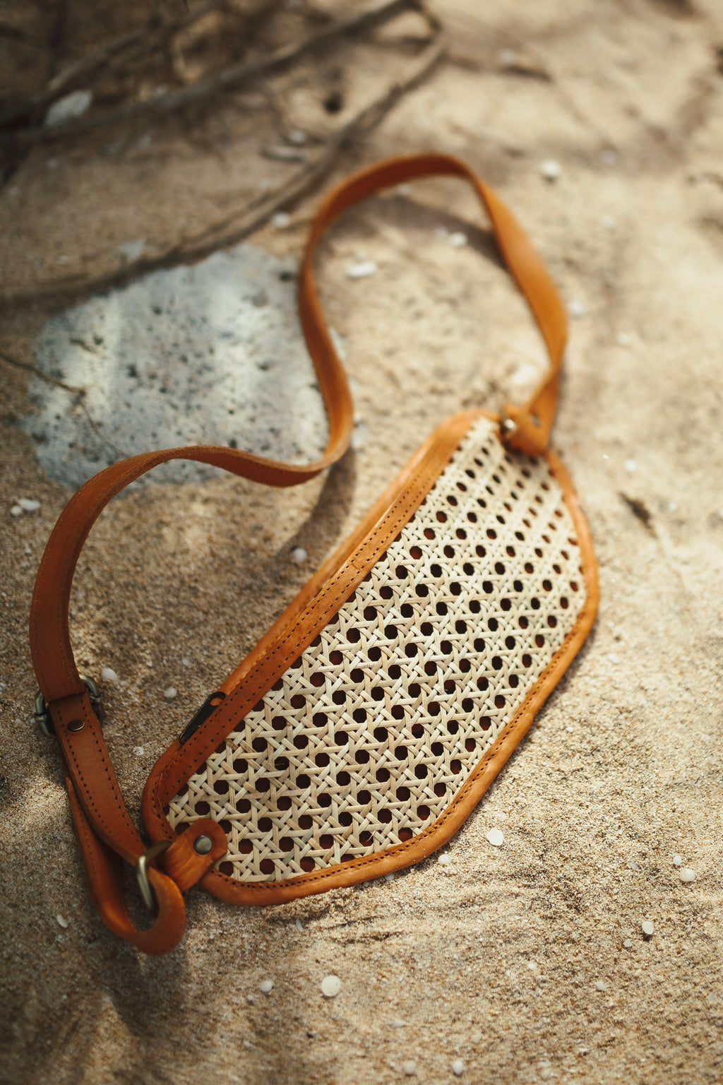 Rattan Belt Bag